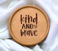 Kind & Brave Heart SVG - Kindness Design SVG