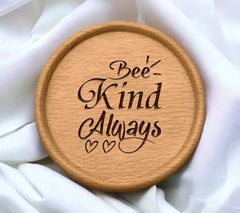 Bee Kind Always  SVG with Hearts - Kindness Quote SVG