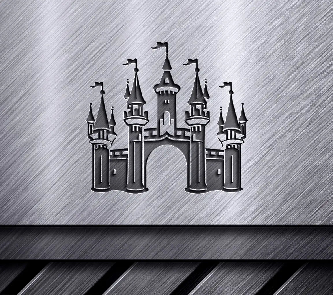  Castle Gate SVG - Fortress Entry Emblem SVG