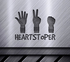 Heartstopper White Background SVG - LGBTQ+ Couple, Bowcys, Gay Pride SVG