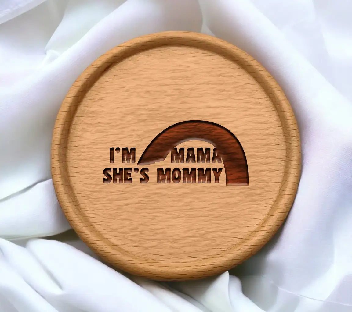 Rainbow Im Mama, Shes Mommy LGBT SVG SVG