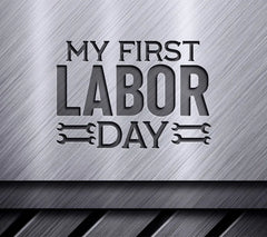 Red, White & Blue My First Labor Day SVG Design SVG