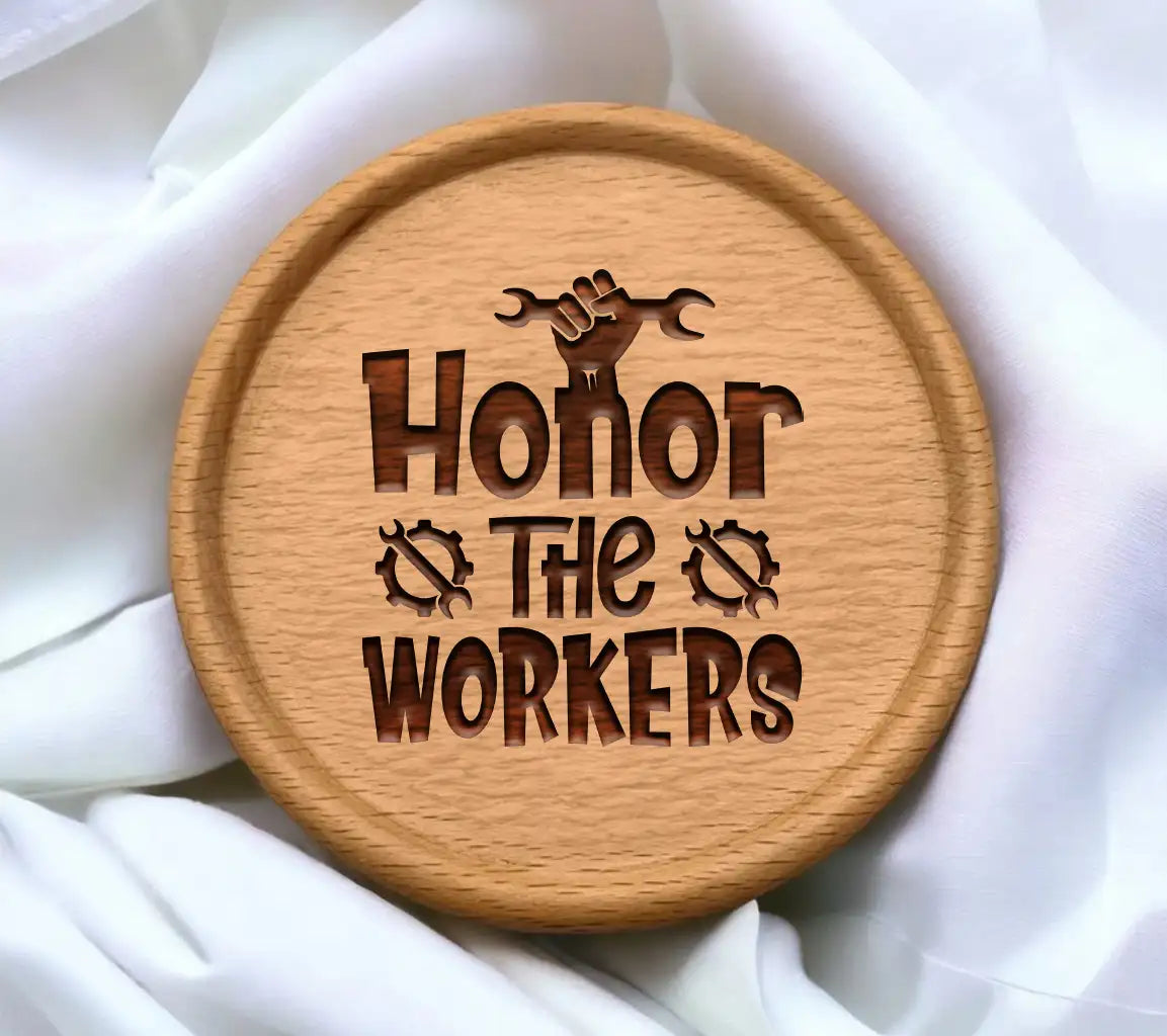 Labor Day Honor The Workers Fist Wrench SVG Design SVG