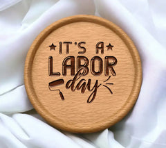 Labor Day SVG -  Its A Labor Day Sign with Paint Roller SVG