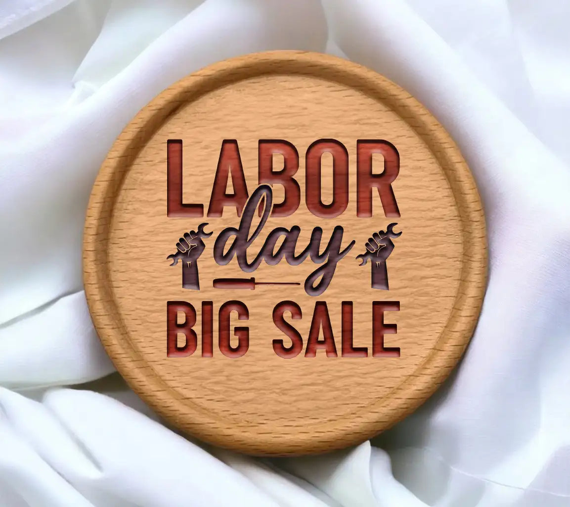 Labor Day Big Sale SVG - Red, White & Blue Sign SVG