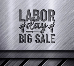 Labor Day Big Sale SVG - Red, White & Blue Sign SVG