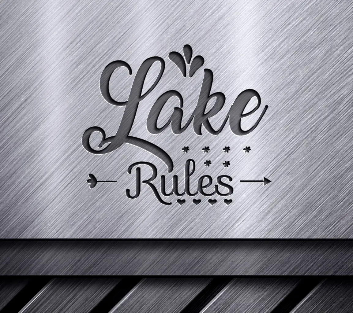 Lake Rules Arrow SVG -  Design SVG