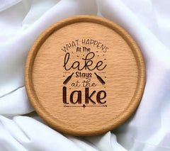 ## What Happens At The Lake Stays At The Lake SVG Design SVG