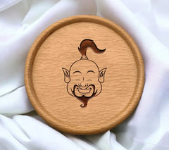 Laughing Genie Head SVG -  Fantasy Design SVG