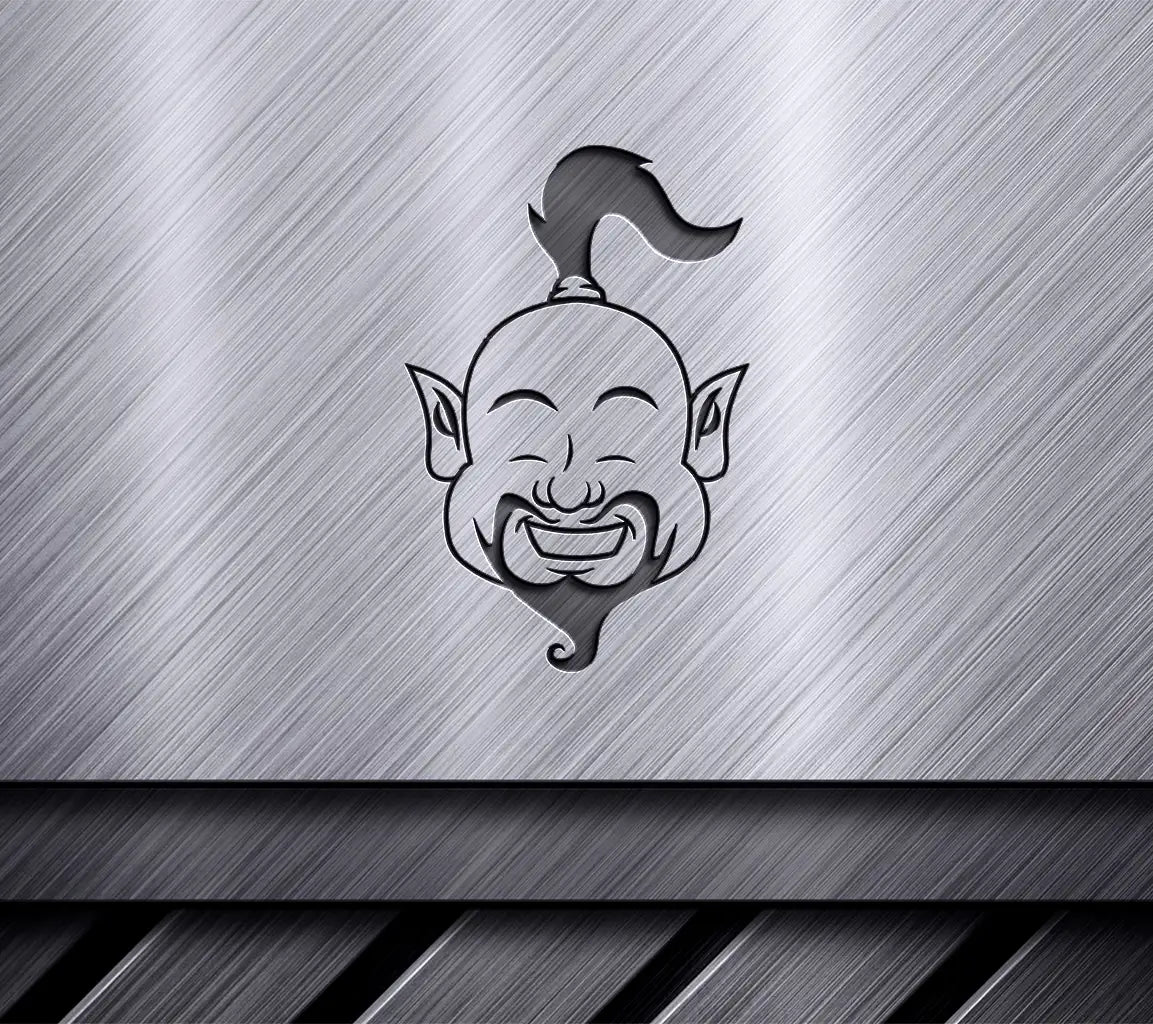 Laughing Genie Head SVG -  Fantasy Design SVG