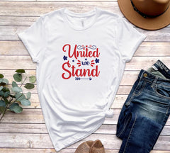 United We Stand Independence Day SVG For Silhouette and Cricut Cutting Machine | Additional Formats include PNG, JPG,  EPS, DXF, PDF and WebP