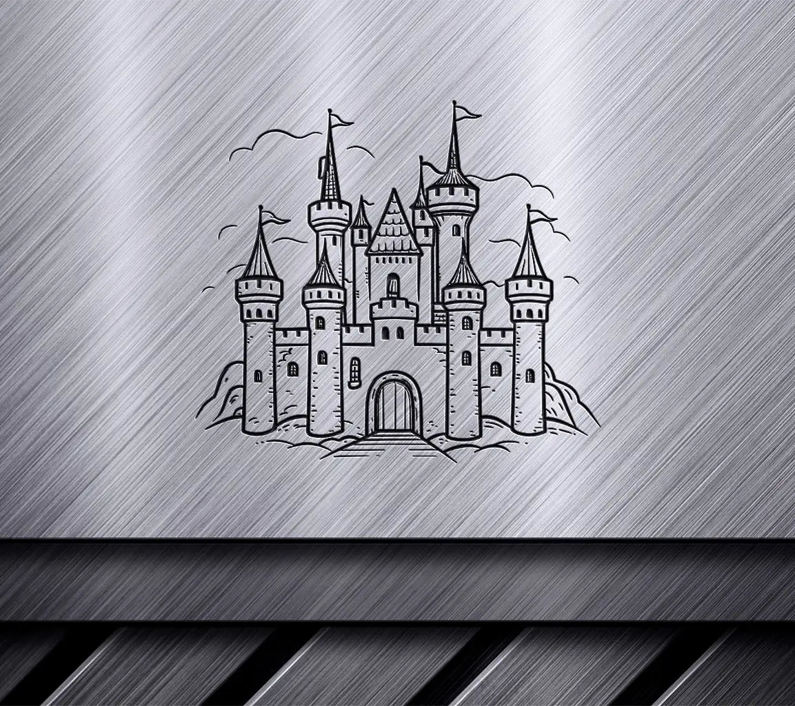  Castle Hilltop SVG - Legends of the Crystal Citadel SVG