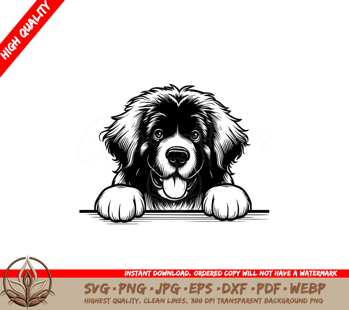 Leonbergers Soft Stare SVG Files