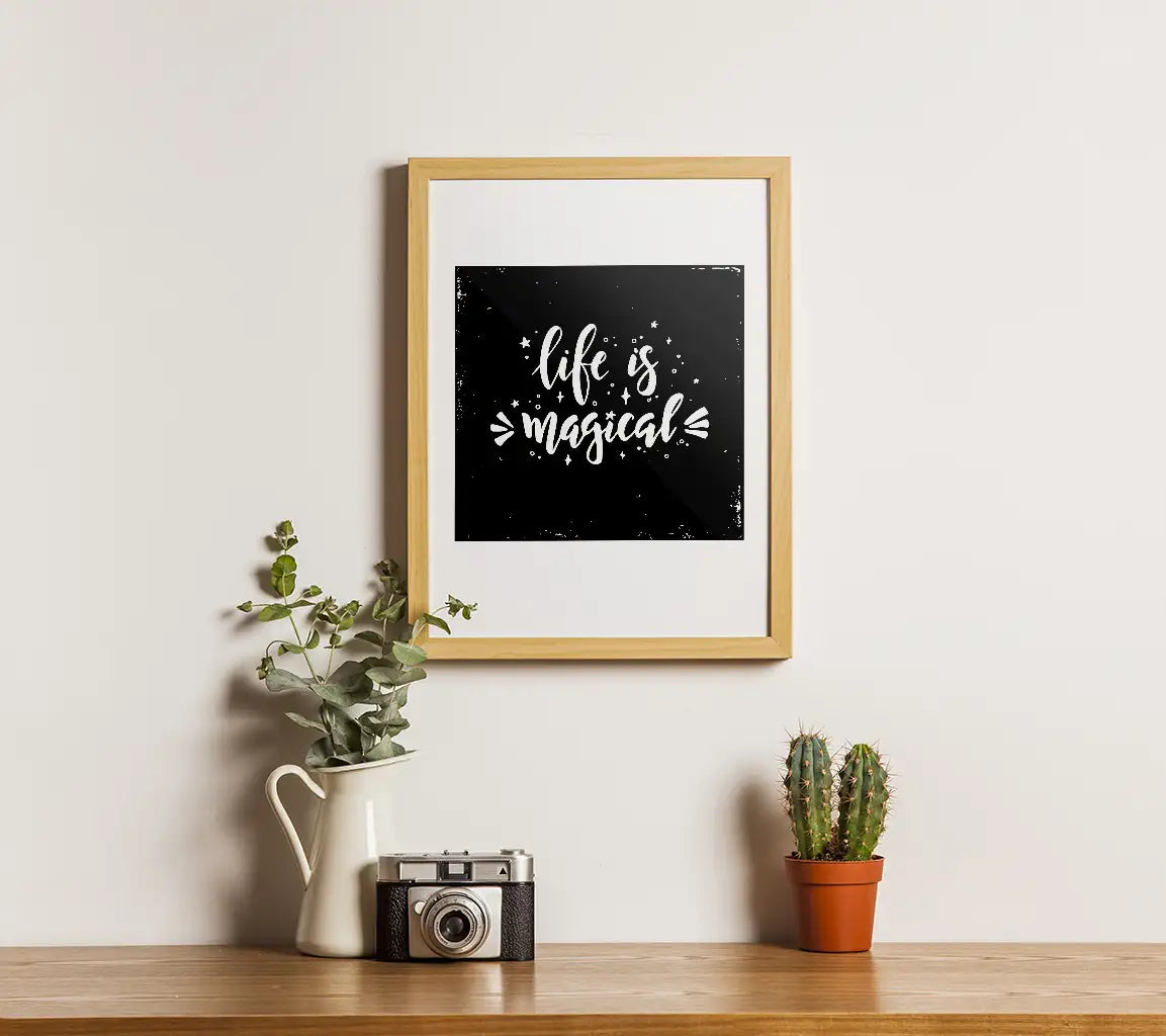 Life is Magical Calligraphy SVG Cut File -  Design SVG