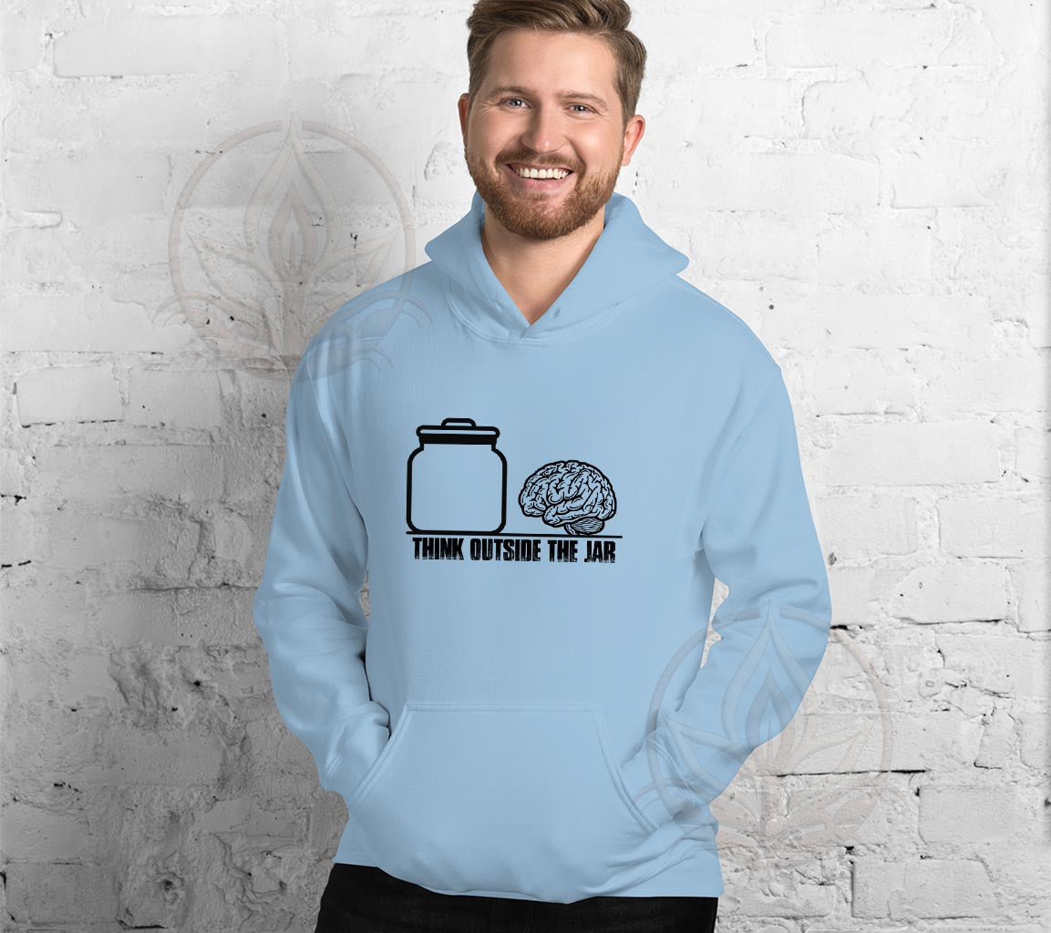 Think Outside The Jar Hoodie, Perfect Hoodie For Dads On Fathers Day | | Jar Hoodie, Perfect Hoodie