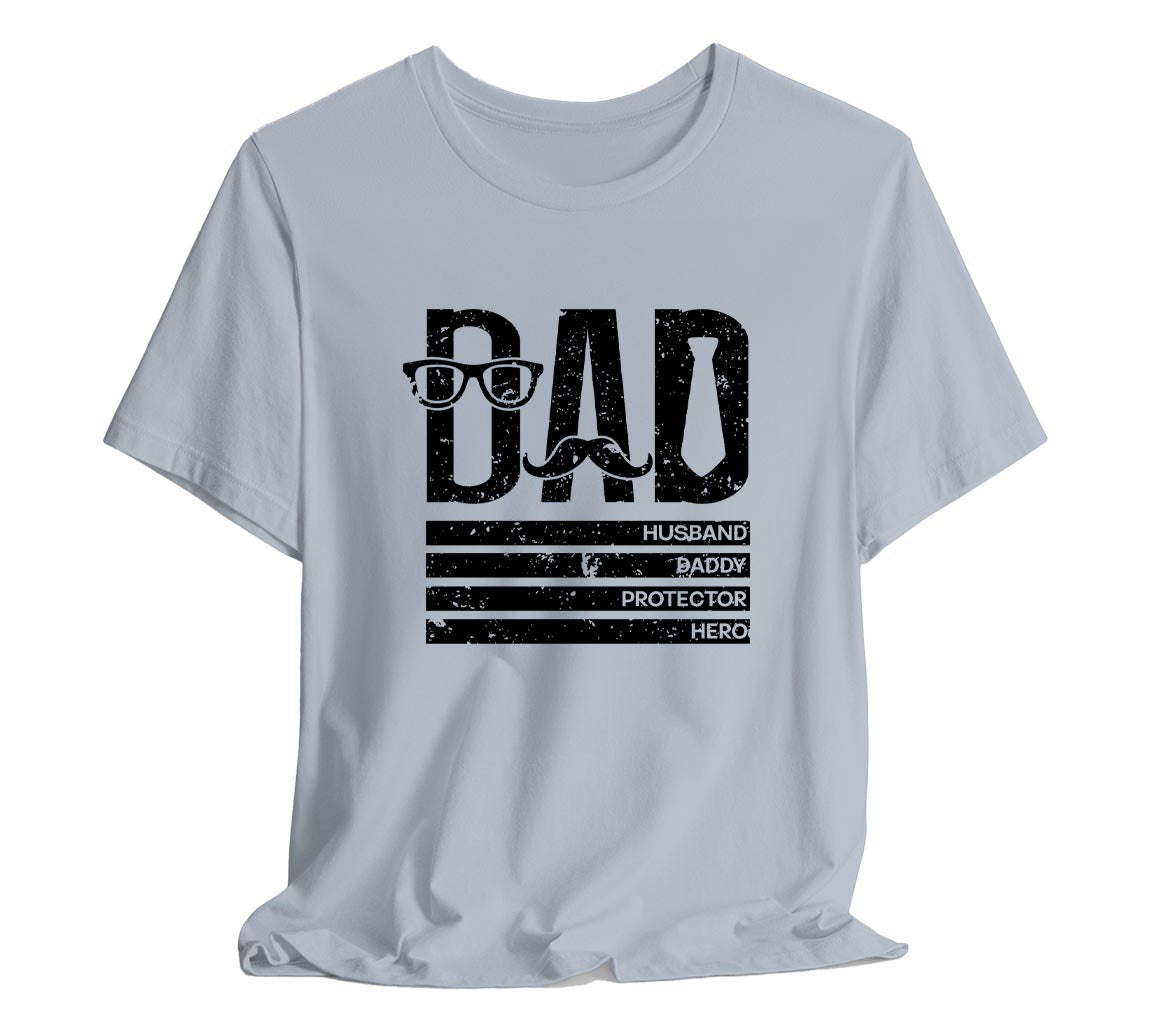 Dad: Husband, Daddy, Protector, Hero T-Shirt | Perfect T-Shirt for Dads on Fathers Day | Father's Day Gift, Funny Father Shirt, Best Dad Shirt, Gift for Dad, Dad: Husband, Daddy, Protector, Hero T-Shirt | Perfect T-Shirt for Dads on Fathers Day | Father's Day Gift, Funny Father Shirt, Best Dad Shirt, Gift for Dad