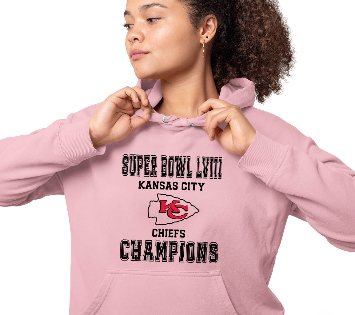 KC Chiefs Super Bowl Champions Hoodie | Celebrating KC Win Of Super Bowl LVIII with this Awesome Hoodie