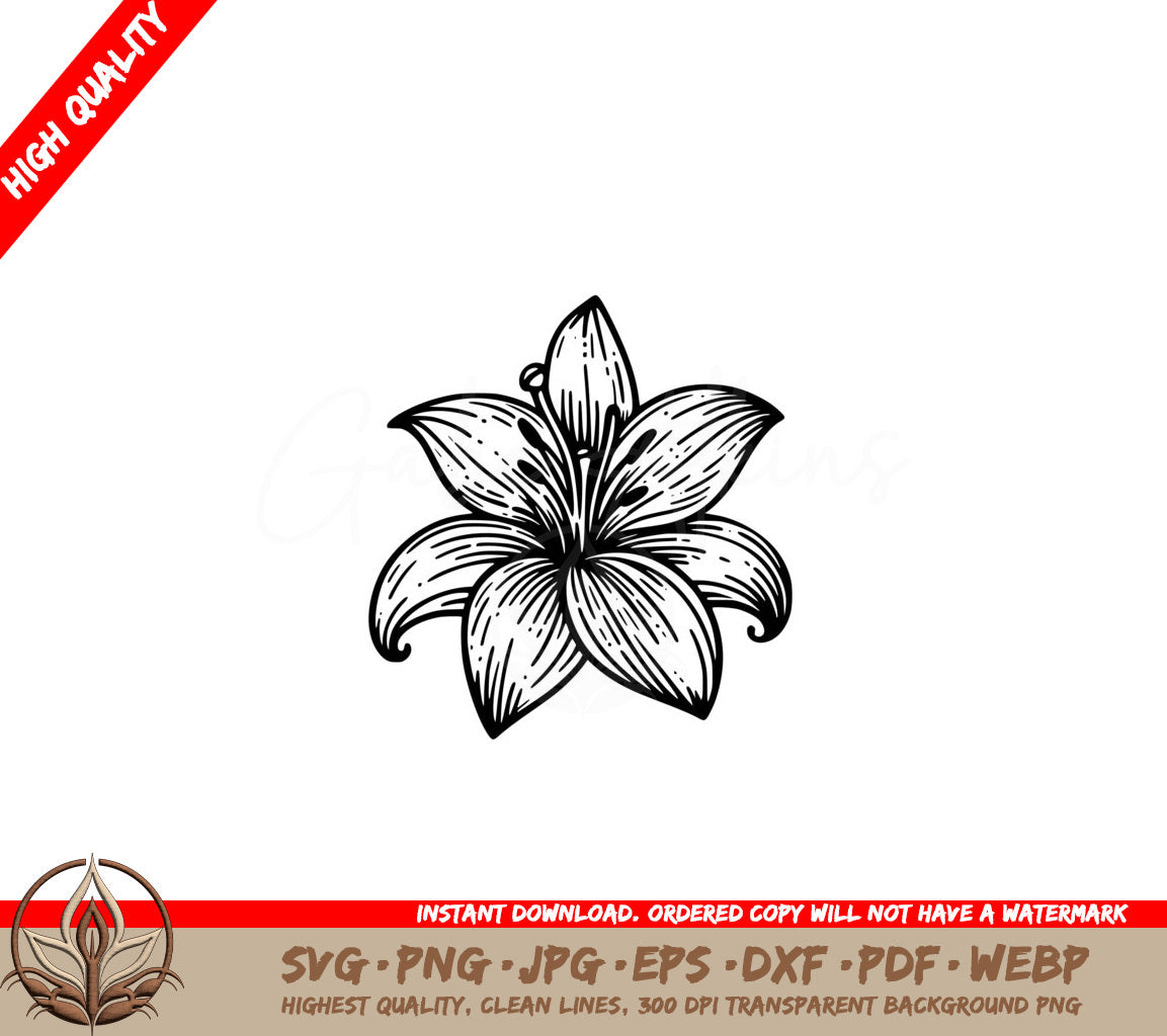 Lily Bloom Digital Product | SVG