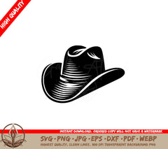 Lone Star Cowboy Hat SVG