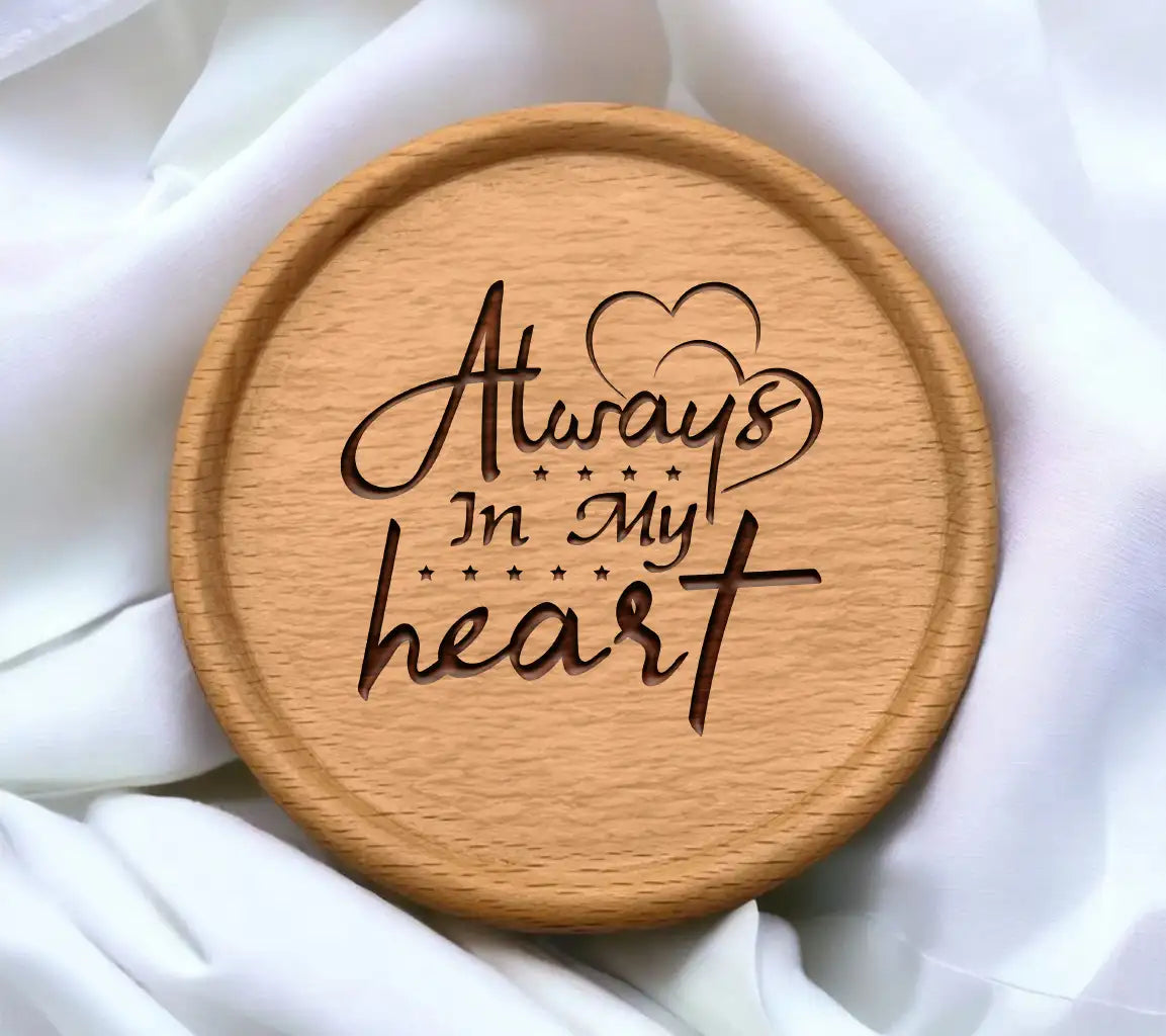  Always In My Heart SVG with Heart - Love Design SVG