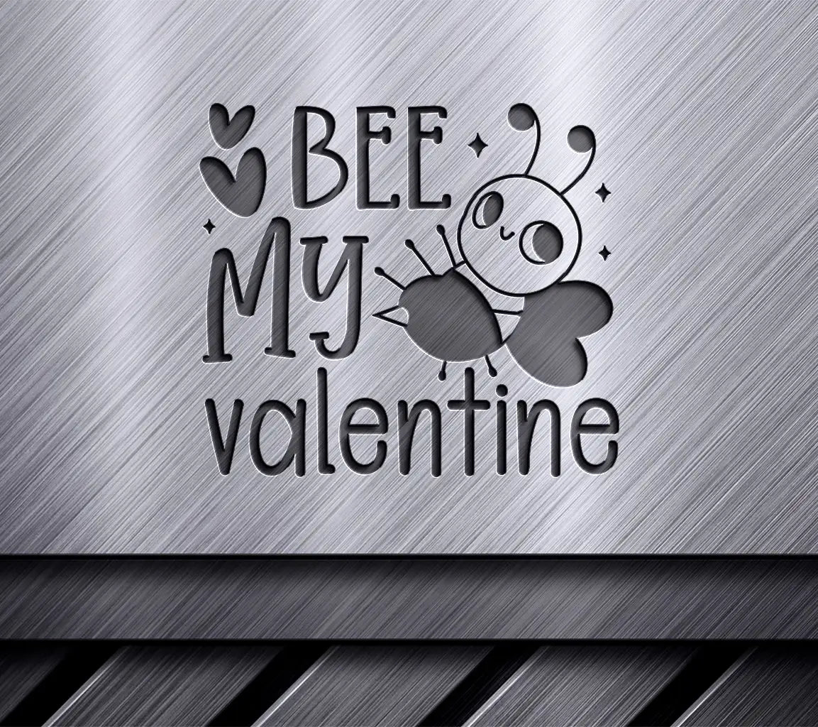 Bee My Valentine SVG - Cute Bee Design for Valentines Day SVG