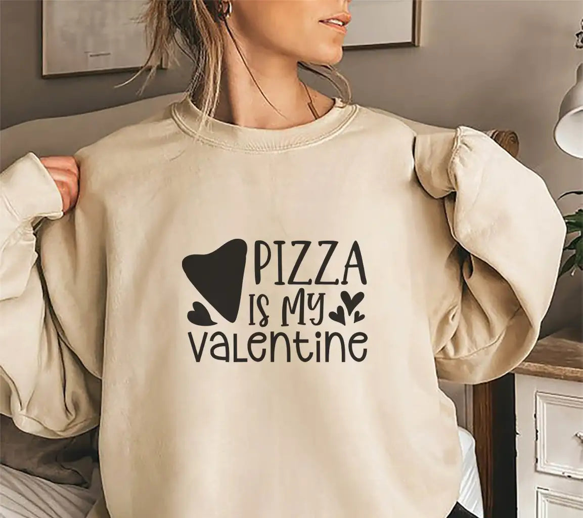 Pizza Is My Valentine SVG - Valentines Day Poster Design SVG