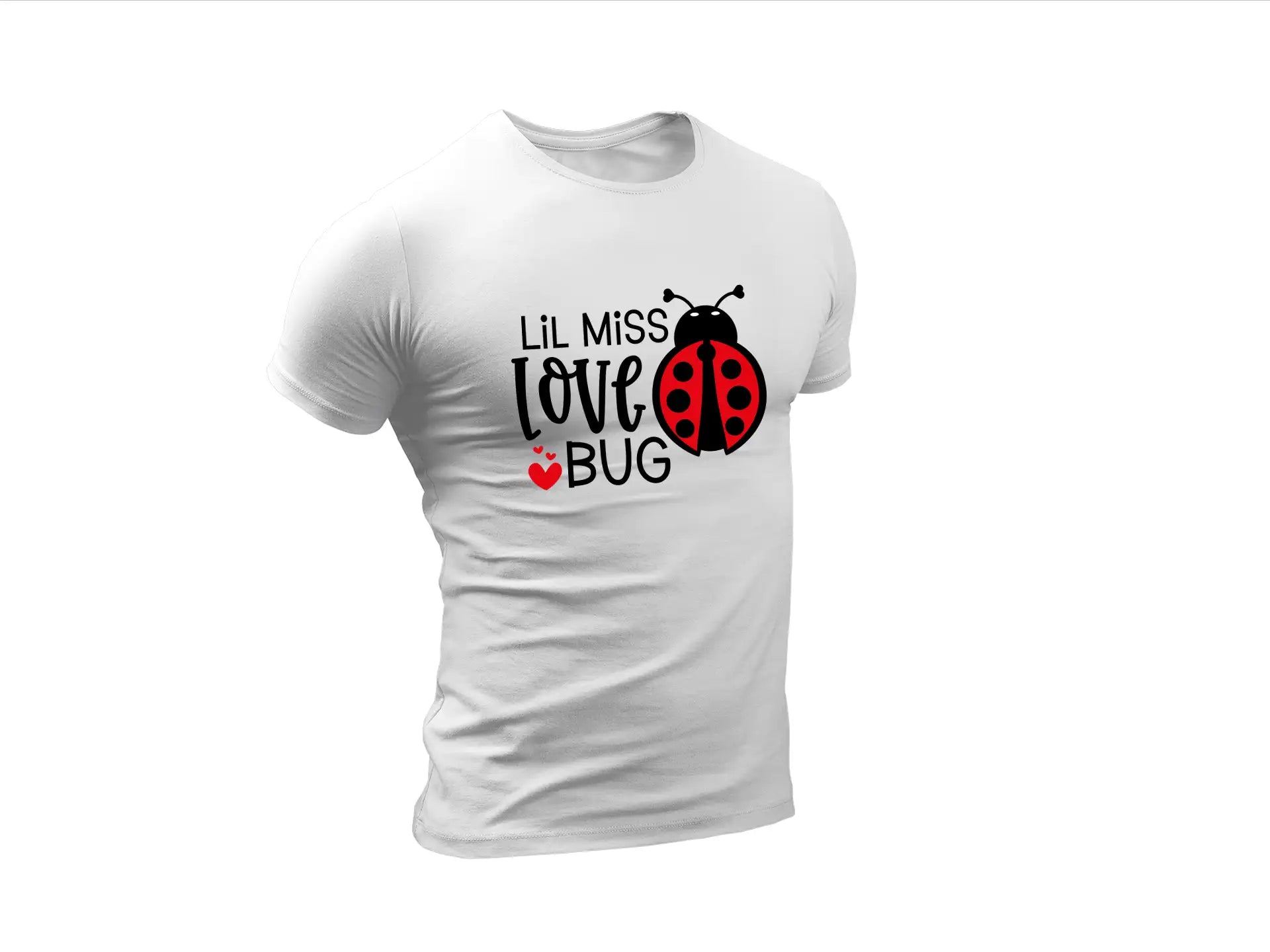 Lil Miss Love Bug Ladybug SVG - Valentines Day Cut File SVG