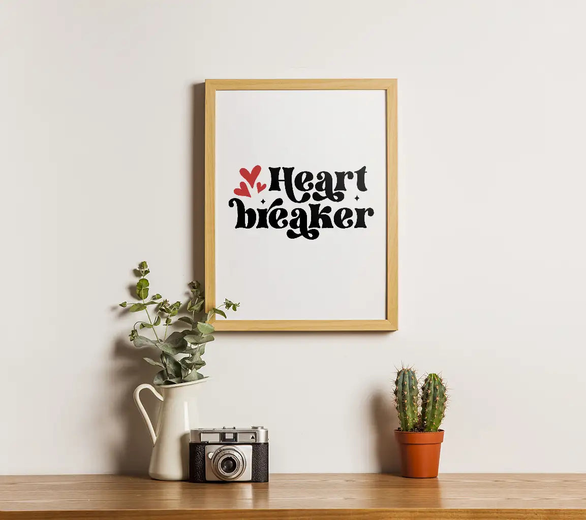 Heartbreaker SVG -  Valentines Design SVG