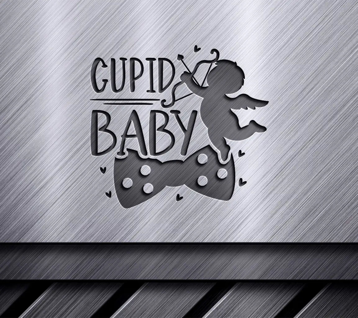 ## Cupid Baby with Bow Tie SVG - Valentines Day Clipart SVG