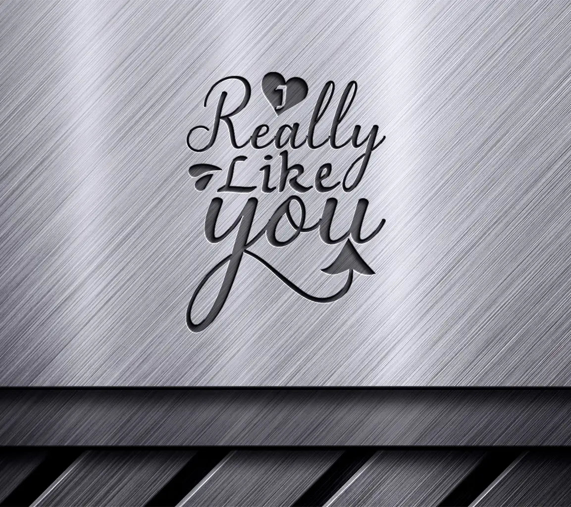 I Really Like You  Heart SVG Cut File SVG