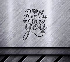 I Really Like You  Heart SVG Cut File SVG