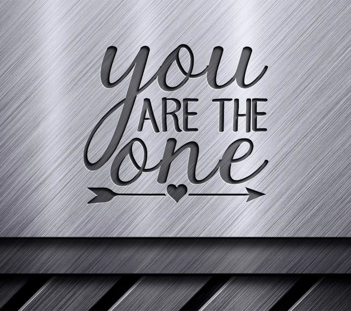 You Are The One Arrow & Heart  SVG Design SVG