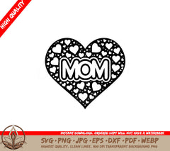 Mom's Love SVG File