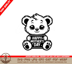 Loving Mother's Day Cub Digital SVG