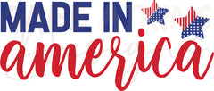 Made in America SVG, PNG, DXF, JPG, PDF, WebP for Silhouette and Cricu | America SVG, PNG, DXF, JPG, PDF, WebP