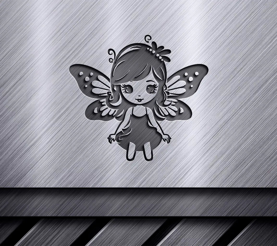  Fairy with Butterfly Wings SVG - Magical Meadow Melodies SVG