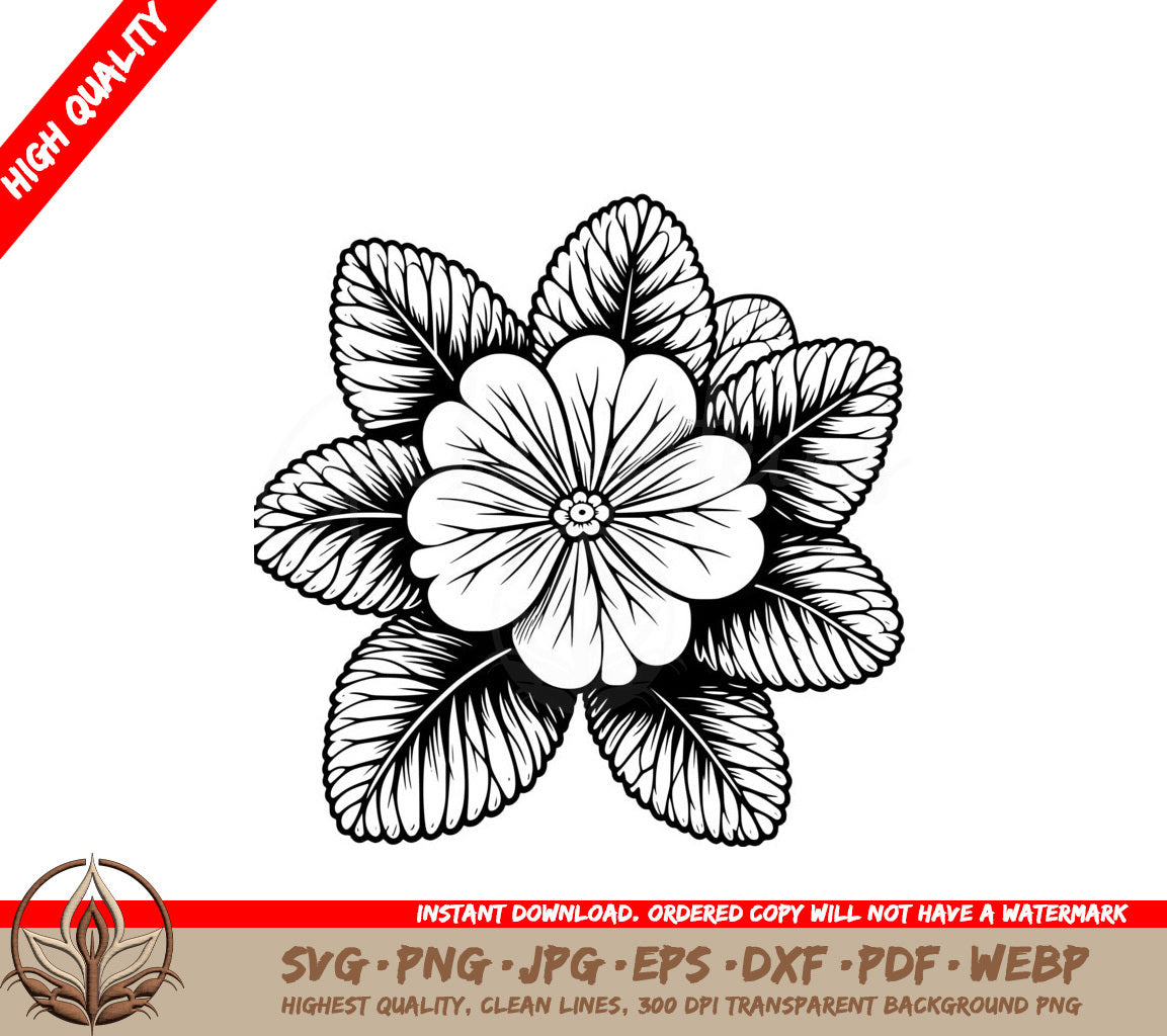 Majestic Primrose SVG - Digital Product in Various Formats