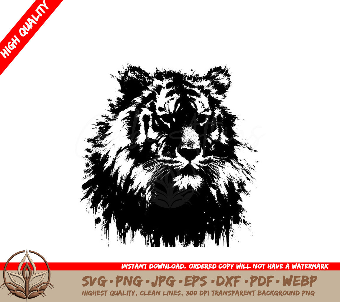 Majestic Tiger Dust Digital Product - SVG