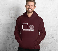 Think Outside The Jar Hoodie, Perfect Hoodie For Dads On Fathers Day | | Jar Hoodie, Perfect Hoodie