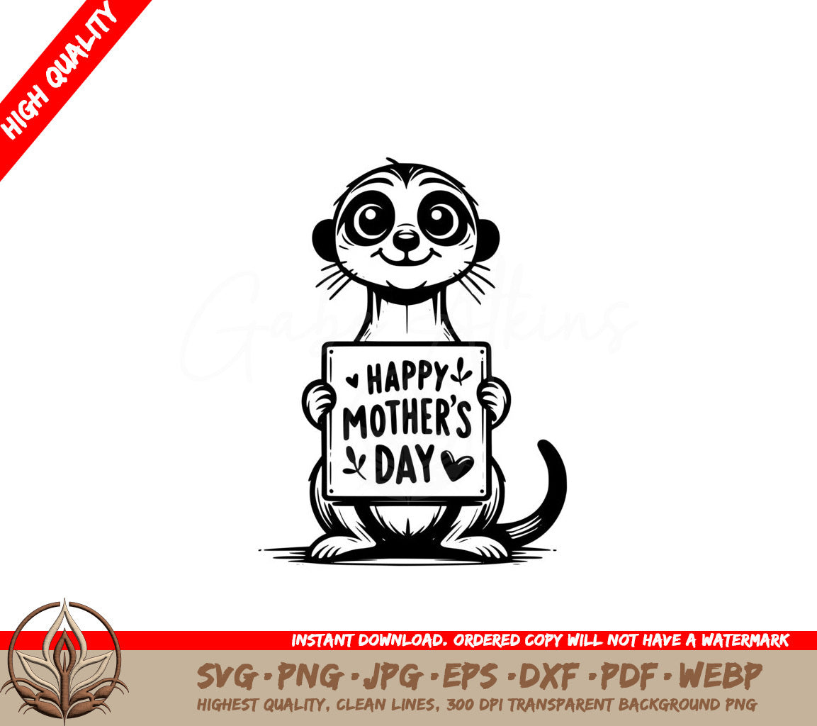 Meerkat Mother's Day SVG