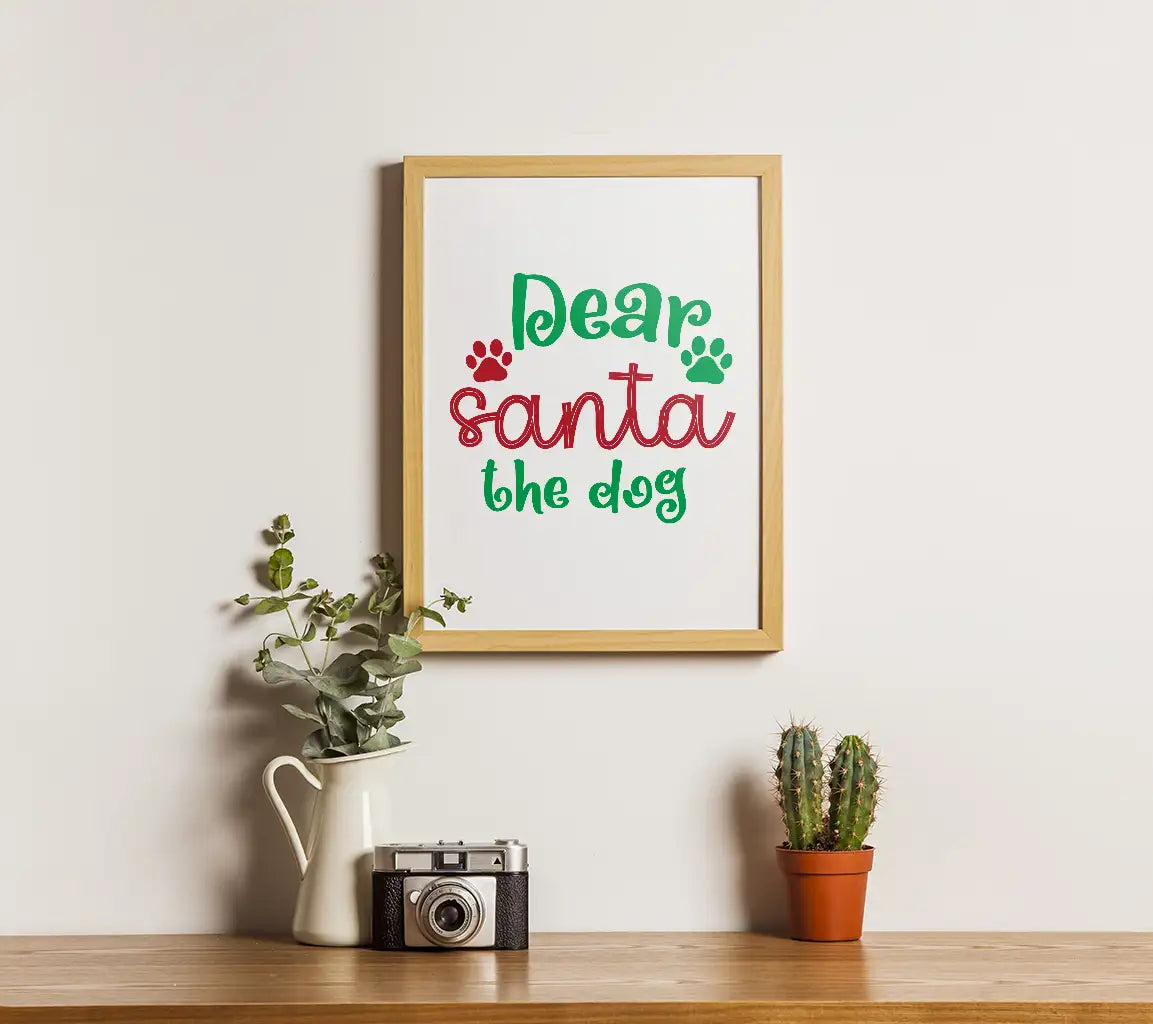 Dear Santa The Dog - Green & Red Christmas SVG Bundle SVG