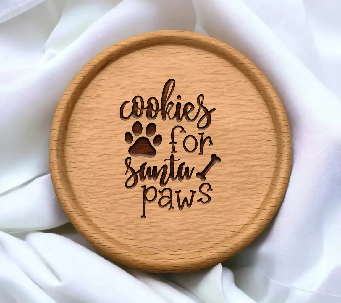 Christmas Cookies for Santa Paws SVG Bundle - Red & Green Sign SVG