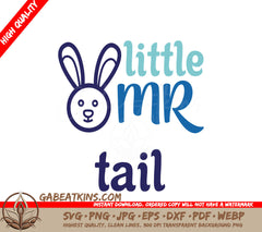 Little Mr. Cottontail SVG Bundle 2 Adorable Designs for Your Projects SVG