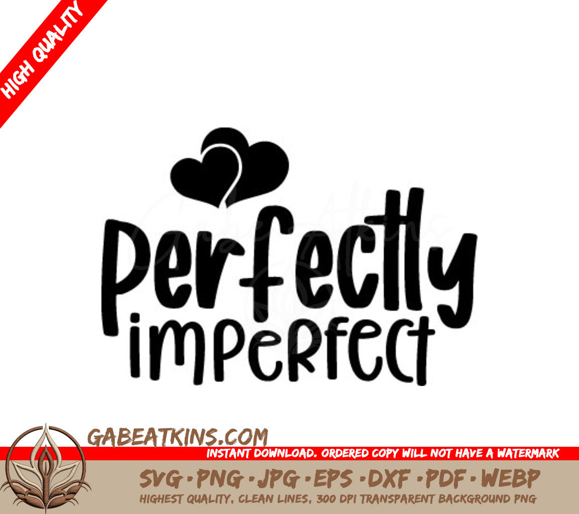 Perfectly Imperfect  Design SVG Bundle SVG