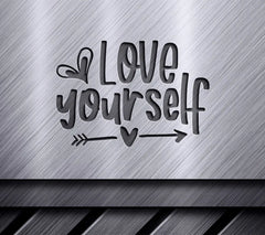 Love Yourself SVG Bundle  Arrow Heart Design SVG