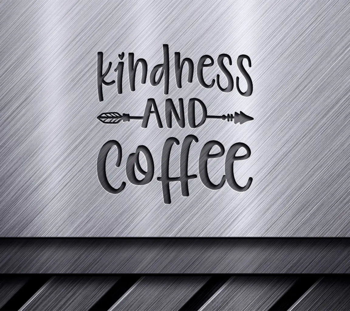 Kindness & Coffee Arrow SVG Design -  SVG