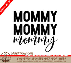 Mommy SVG Bundle Mothers Day, Mom, and Word Mommy Designs SVG