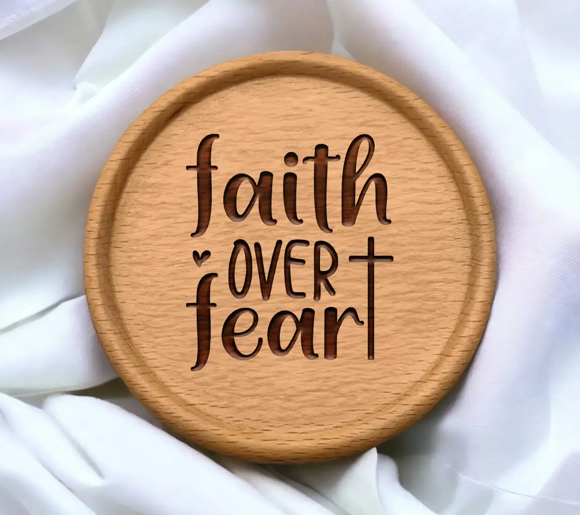 Faith Over Fear Cross SVG Bundle - Christian Design SVG