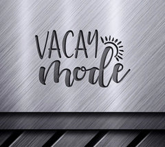 Vacay Mode SVG Bundle Blue & Yellow Design Design SVG