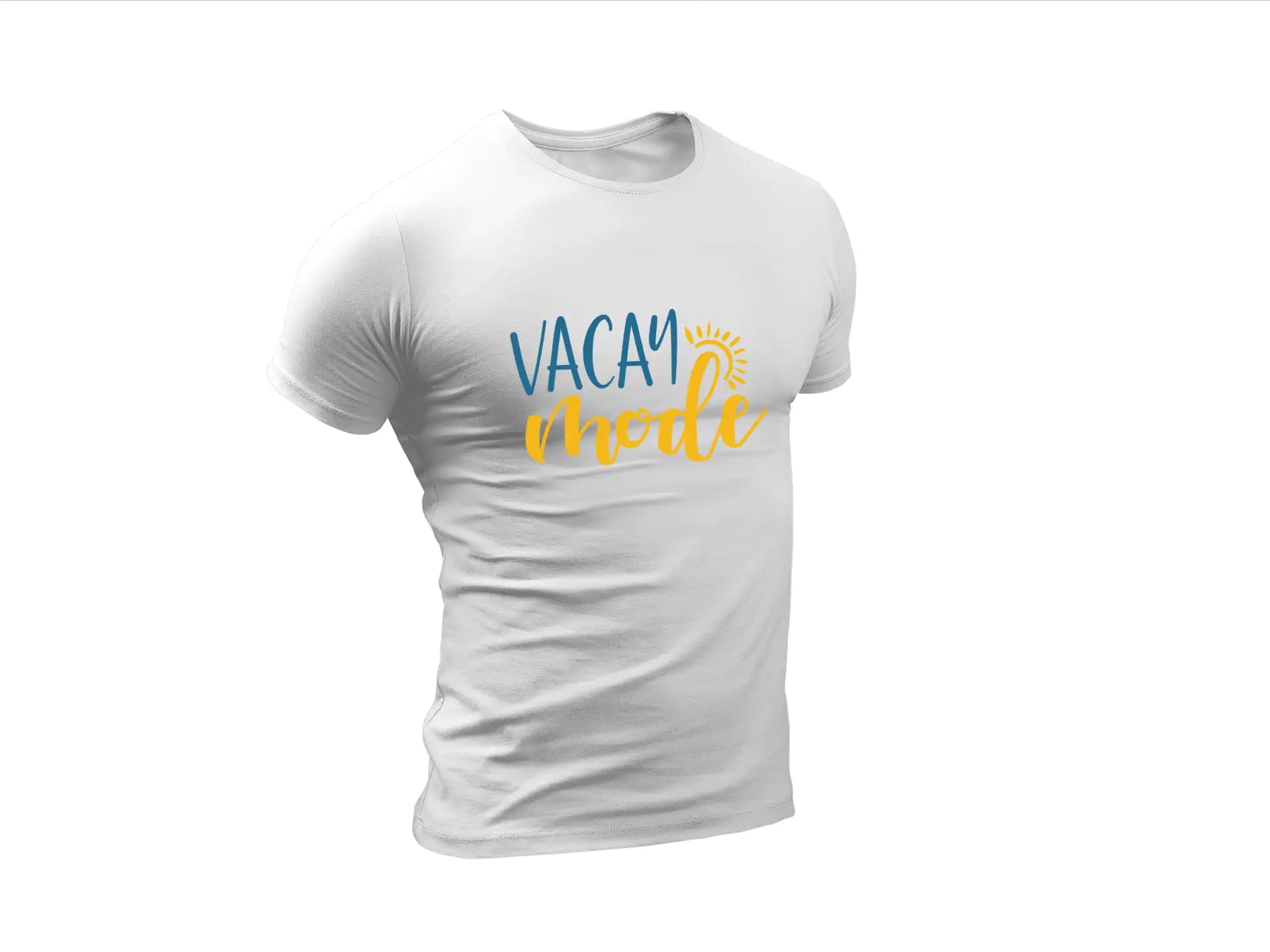 Vacay Mode SVG Bundle Blue & Yellow Design Design SVG